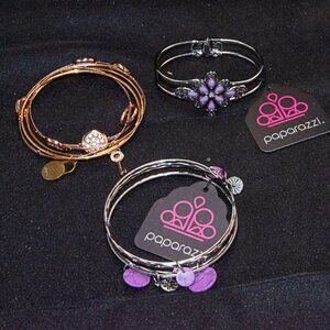 9 Paparazzi Bangle Bracelets
